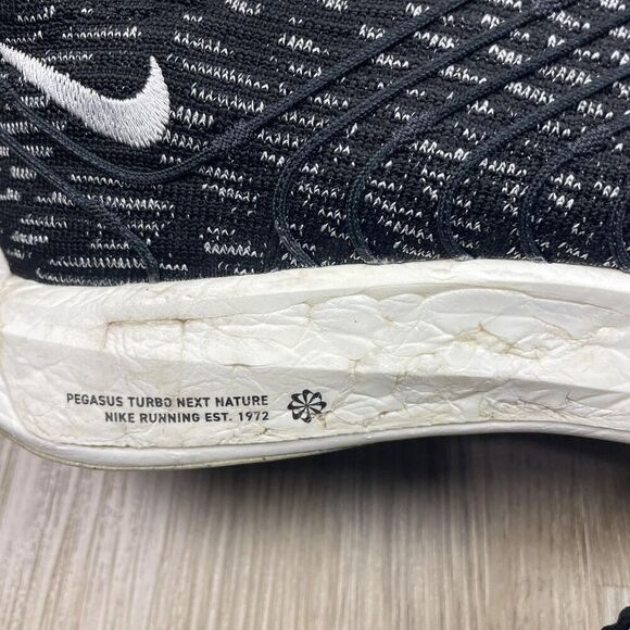 Nike Pegasus Turbo Next Nature Running Shoes Mens Size 11.5 Black DM3413-001 - Picture 10 of 14